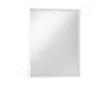 Hansgrohe Xarita E - Zrcadlo s LED osvětlením a vyhříváním, 60x70 cm, IR senzor, matná bílá 54997700