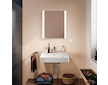 Hansgrohe Xarita Lite Q - Zrcadlo s LED osvětlením, 70x60 cm, matná bílá 54962700