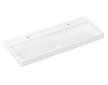 Hansgrohe Xelu Q - Dvojumyvadlo, 120x48 cm, bez přepadu, 2 otvory pro baterii, bílá 60322450