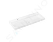 Hansgrohe Xelu Q - Dvojumyvadlo 120x48 cm, bez přepadu, 2 otvory pro baterii, SmartClean, bílá 61042450