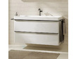 Hansgrohe Xelu Q - Umyvadlová skříňka, 63x118x50 cm, 2 zásuvky, lesklá bílá/matná černá 54035670