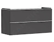 Hansgrohe Xelu Q - Umyvadlová skříňka, 63x118x50 cm, 2 zásuvky, matná šedá/matná bílá 54036700