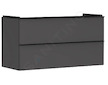 Hansgrohe Xelu Q - Umyvadlová skříňka, 63x118x50 cm, 2 zásuvky, matná šedá/matná černá 54036670