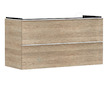Hansgrohe Xelu Q - Umyvadlová skříňka, 63x118x50 cm, 2 zásuvky, přírodní dub/matná bílá 54037700
