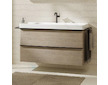 Hansgrohe Xelu Q - Umyvadlová skříňka, 63x118x50 cm, 2 zásuvky, přírodní dub/matná černá 54037670