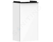Hansgrohe Xelu Q - Umyvadlová skříňka, 63x34x27 cm, 1 dvířka, panty vlevo, lesklá bílá/matná černá 54011670