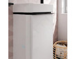 Hansgrohe Xelu Q - Umyvadlová skříňka, 63x34x27 cm, 1 dvířka, panty vpravo, lesklá bílá/matná černá 54015670