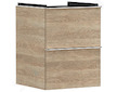Hansgrohe Xelu Q - Umyvadlová skříňka, 63x48x50 cm, 2 zásuvky, přírodní dub/chrom 54021000