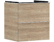 Hansgrohe Xelu Q - Umyvadlová skříňka, 63x58x50 cm, 2 zásuvky, přírodní dub/chrom 54025000