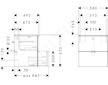 Hansgrohe Xelu Q - Umyvadlová skříňka, 63x58x50 cm, 2 zásuvky, tmavý ořech/matná černá 54026670