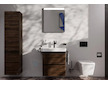 Hansgrohe Xelu Q - Umyvadlová skříňka, 63x58x50 cm, 2 zásuvky, tmavý ořech/matná černá 54026670