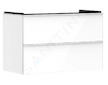 Hansgrohe Xelu Q - Umyvadlová skříňka, 63x98x50 cm, 2 zásuvky, lesklá bílá/matná bílá 54031700