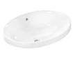Hansgrohe Xuniva D - Umyvadlo, 55x40 cm, s přepadem, bez otvoru pro baterii, bílá 60156450