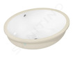 Hansgrohe Xuniva D - Umyvadlo zápustné, 45x35 cm, s přepadem, bílá 60152450
