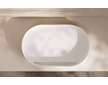 Hansgrohe Xuniva Evo U - Umyvadlo na desku, 65x40 cm, bez přepadu, bez otvoru pro baterii, HygieneEffect, SmartClean, bílá 63009