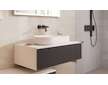 Hansgrohe Xuniva Evo U - Umyvadlo na desku, 65x40 cm, bez přepadu, bez otvoru pro baterii, matná béžová 60325780