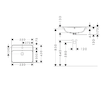 Hansgrohe Xuniva Q - Umyvadlo, 55x45 cm, s přepadem, otvor pro baterii, SmartClean, bílá 61068450