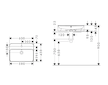 Hansgrohe Xuniva Q - Umyvadlo na desku, 60x45 cm, s přepadem, otvor pro baterii, bílá 60172450