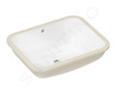 Hansgrohe Xuniva Q - Umyvadlo zápustné, 45x35 cm, s přepadem, bílá 60154450