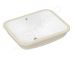 Hansgrohe Xuniva Q - Umyvadlo zápustné, 45x35 cm, s přepadem, SmartClean, bílá 61052450