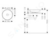 Hansgrohe Xuniva S - Umývátko na desku, průměr 40 cm, bez přepadu, SmartClean, bílá 61071450