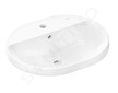 Hansgrohe Xuniva U - Umyvadlo, 55x45 cm, s přepadem, otvor pro baterii, SmartClean, bílá 61064450