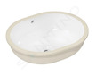 Hansgrohe Xuniva U - Umyvadlo zápustné, 45x35 cm, s přepadem, SmartClean, bílá 61050450
