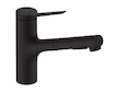 Hansgrohe Zesis M33 - Dřezová baterie 150, s výsuvnou sprškou, matná černá 74800670