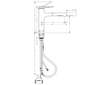 Hansgrohe Zesis M33 - Dřezová baterie 160, s výsuvnou sprškou, sBox lite, matná černá 74804670