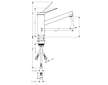 Hansgrohe Zesis M33 - Dřezová baterie, matná černá 74806670
