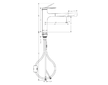 Hansgrohe Zesis M33 - Dřezová baterie s výsuvnou sprškou, chrom 74822000