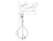 Hansgrohe Zesis M33 - Dřezová baterie s výsuvnou sprškou, matná černá 74820670