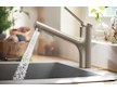Hansgrohe Zesis M33 - Dřezová baterie s výsuvnou sprškou, vzhled nerezu 74820800