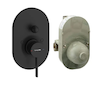 Hansgrohe Zesis S - Baterie pod omítku, pro 2 spotřebiče, s tělesem, matná černá 74418670