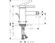 Hansgrohe Zesis S - Bidetová baterie s výpustí, chrom 74201000