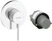 Hansgrohe Zesis S - Sprchová baterie pod omítku, s tělesem, chrom 74618000