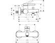 Hansgrohe Zesis S - Vanová baterie, chrom 74420000