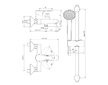 Ideal Standard Alpha - Sprchový set s vanovou baterií, chrom BC656AA