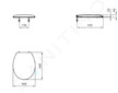 Ideal Standard Alpha - WC sedátko, bílá W303801