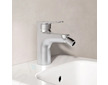Ideal Standard ALU+ - Bidetová baterie s výpustí Click-Clack, BlueStart, stříbrná BE132SI