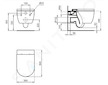Ideal Standard Blend - Závěsné WC, Aquablade, bílá T374901