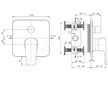 Ideal Standard Cerafine D - Baterie pod omítku, pro 2 spotřebiče, chrom A7348AA