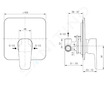 Ideal Standard Cerafine D - Baterie pod omítku s tělesem, chrom A7188AA