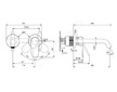 Ideal Standard Cerafine Nuovo - Umyvadlová baterie pod omítku, 2-otvorová instalace, chrom BD776AA