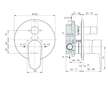 Ideal Standard Cerafine O - Baterie pod omítku, pro 2 spotřebiče, s tělesem, chrom A7193AA