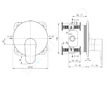 Ideal Standard Cerafine O - Sprchová baterie pod omítku, chrom A7349AA
