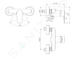 Ideal Standard Cerafine O - Sprchová nástěnná baterie, chrom BC499AA