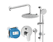 Ideal Standard Cerafine O - Sprchový set s baterií pod omítku, s tělesem, 3 proudy, průměr 20 cm, chrom BD190AA