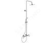 Ideal Standard Cerafine O - Sprchový set s vanovou baterií, průměr 20 cm, 1 proud, chrom BC749AA
