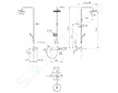 Ideal Standard Cerafine O - Sprchový set s vanovou baterií, průměr 20 cm, 1 proud, chrom BC749AA